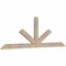 Ekena Millwork Saratoga Smooth Timber Gable Bracket, Douglas Fir, 72"W x 24"H x 1 1/2"D x 3 1/2"F, 8/12 Pitch GBW072X24X0204SAR00SDF - alternate 3